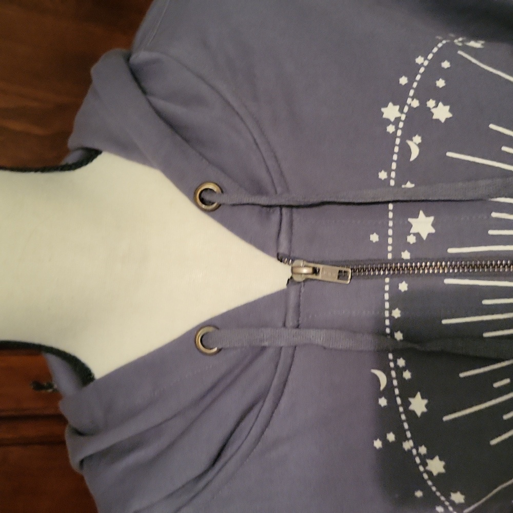 Kyla Seo dark gray Nia hoodie - Picture 3 of 9